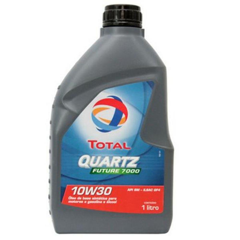 Oleo Motor 10w30 Sn Semi Sintetico Quartz 7000 Future Xt/ Etanol/gasolina/flex - 1 Litro Total/elf 10w30(sp)s-sint