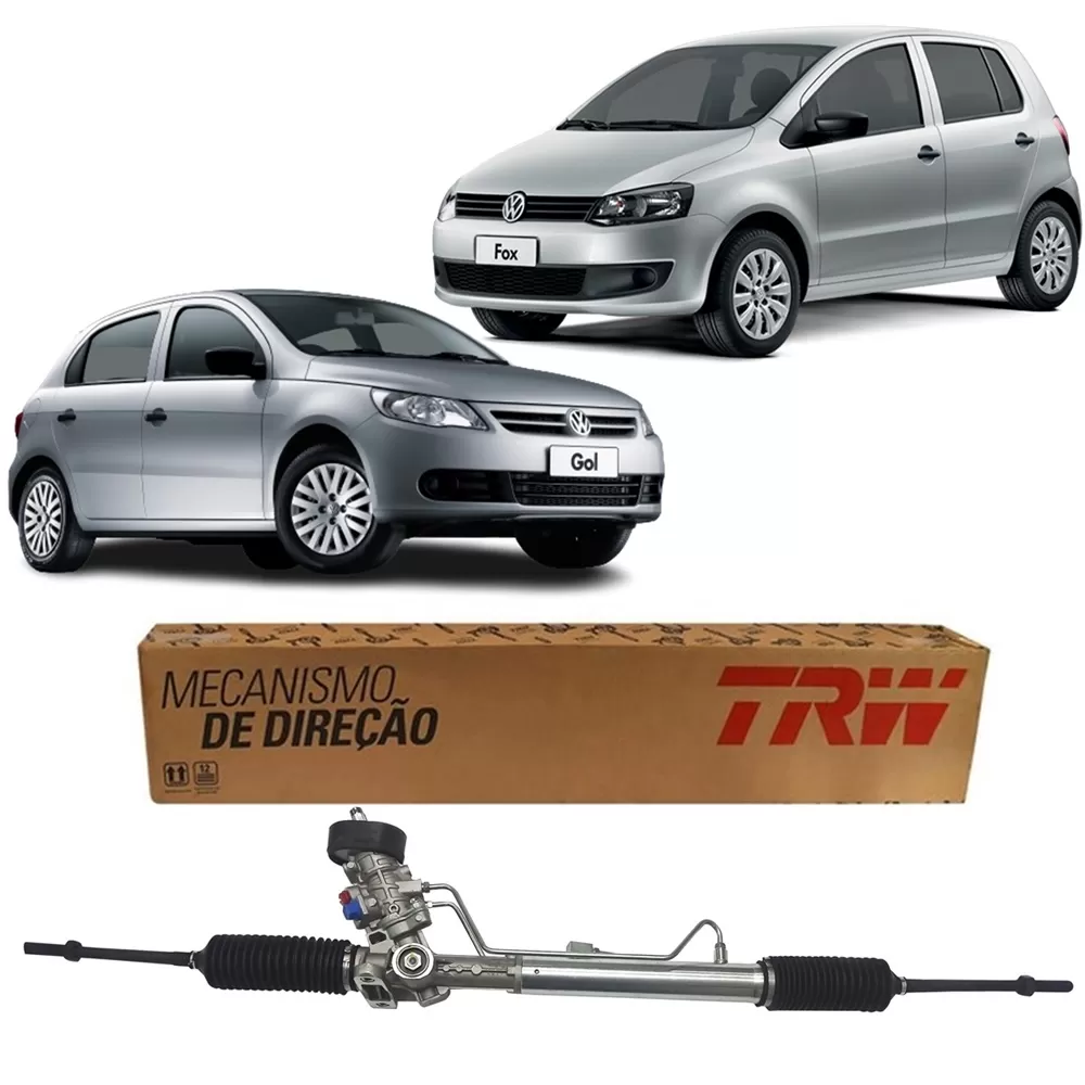 Mecanismo Direcao Vw Gol G5 A Partir De 01/2008 Pinhao Liso C/ Axial Trw 16900255s