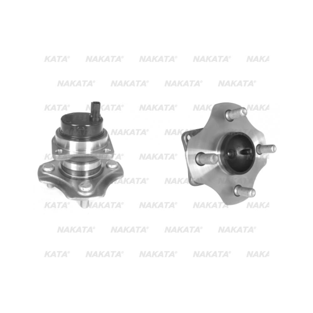 Cubo Roda Toyota Corolla 01/2002 Ate 12/2008 Traseira, Com Abs, Com Rolamento, 4 Furos Nakata Nkf 8085