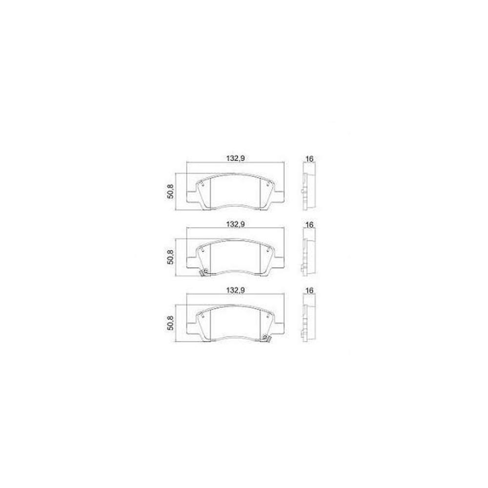 Pastilha Freio Hyundai Hb20 1.0 Evolution A Partir De 01/2020 Dianteira Sistema Mando Jurid Hqj-2488ac