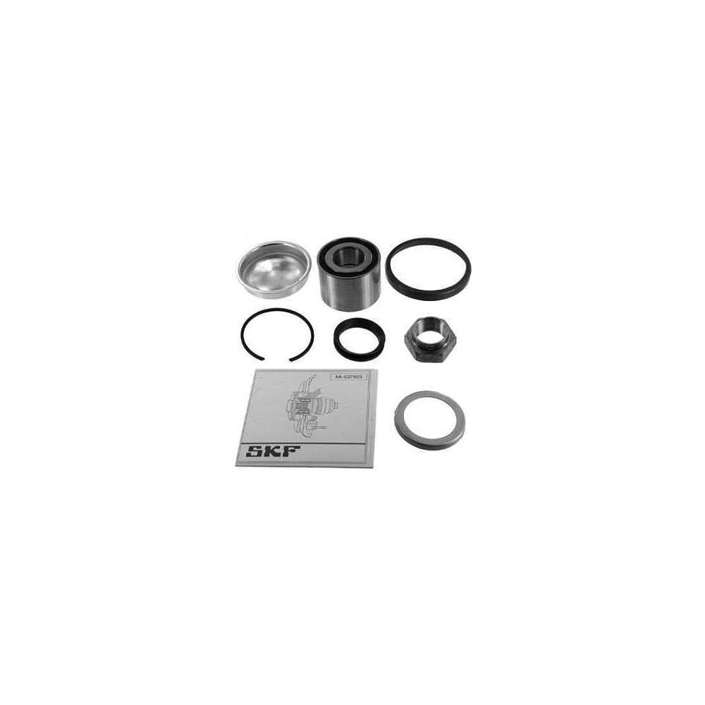 Kit Rolamento Roda Citroen C3 1.4 8v 02/2002 Ate 02/2010 Freio Tambor Skf Vkba 3658