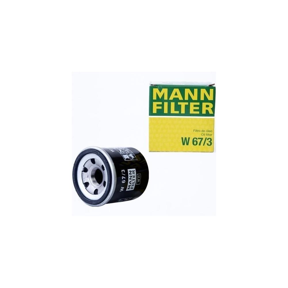 Filtro Oleo Nissan Kicks 1.6 16v A Partir De 01/2016 Mann Filtros W67/3