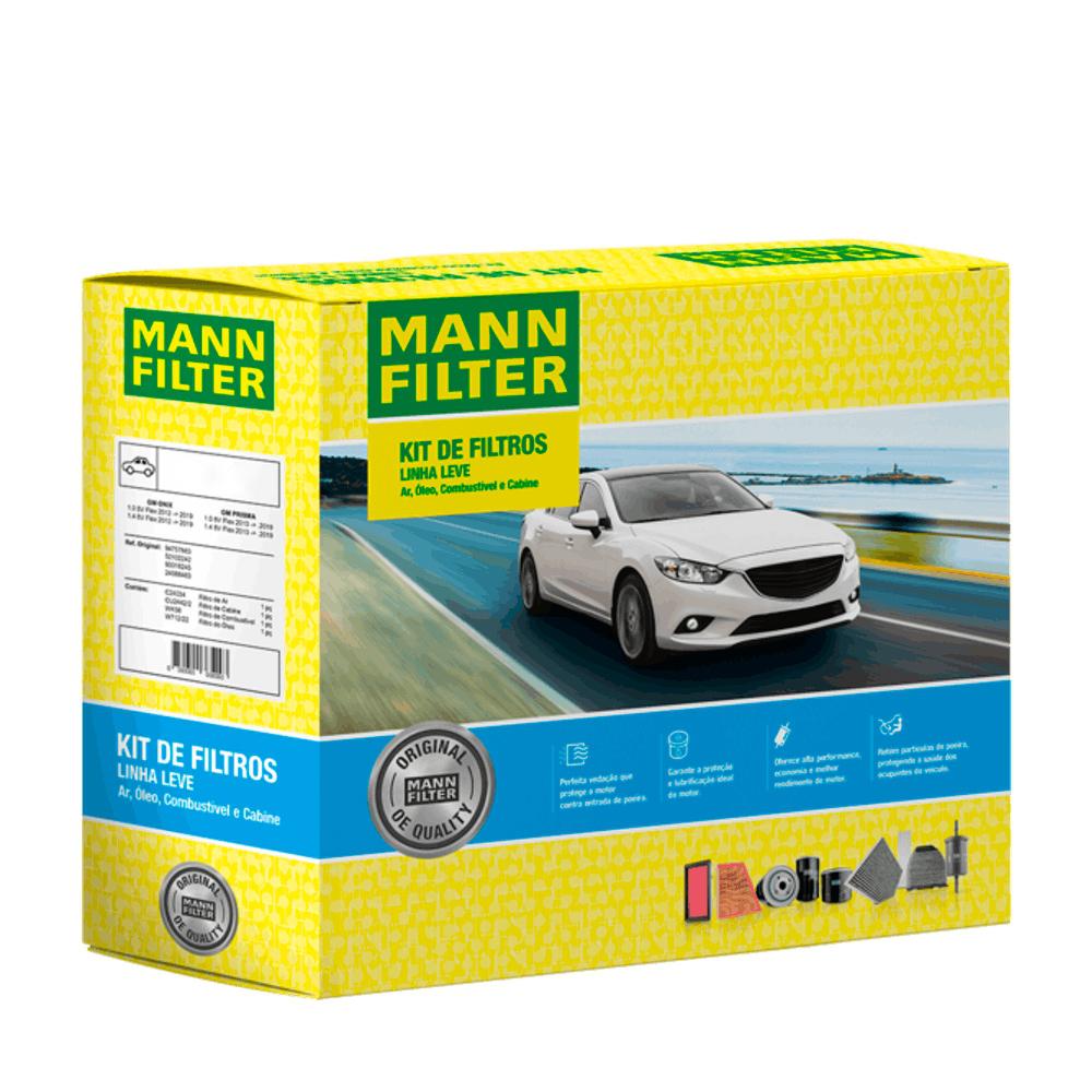 Kit Filtros Honda Civic 2.0 16v I-vtec Flex Aut. Exr 01/2013 Ate 12/2016 Mann Filtros Sp11074-4