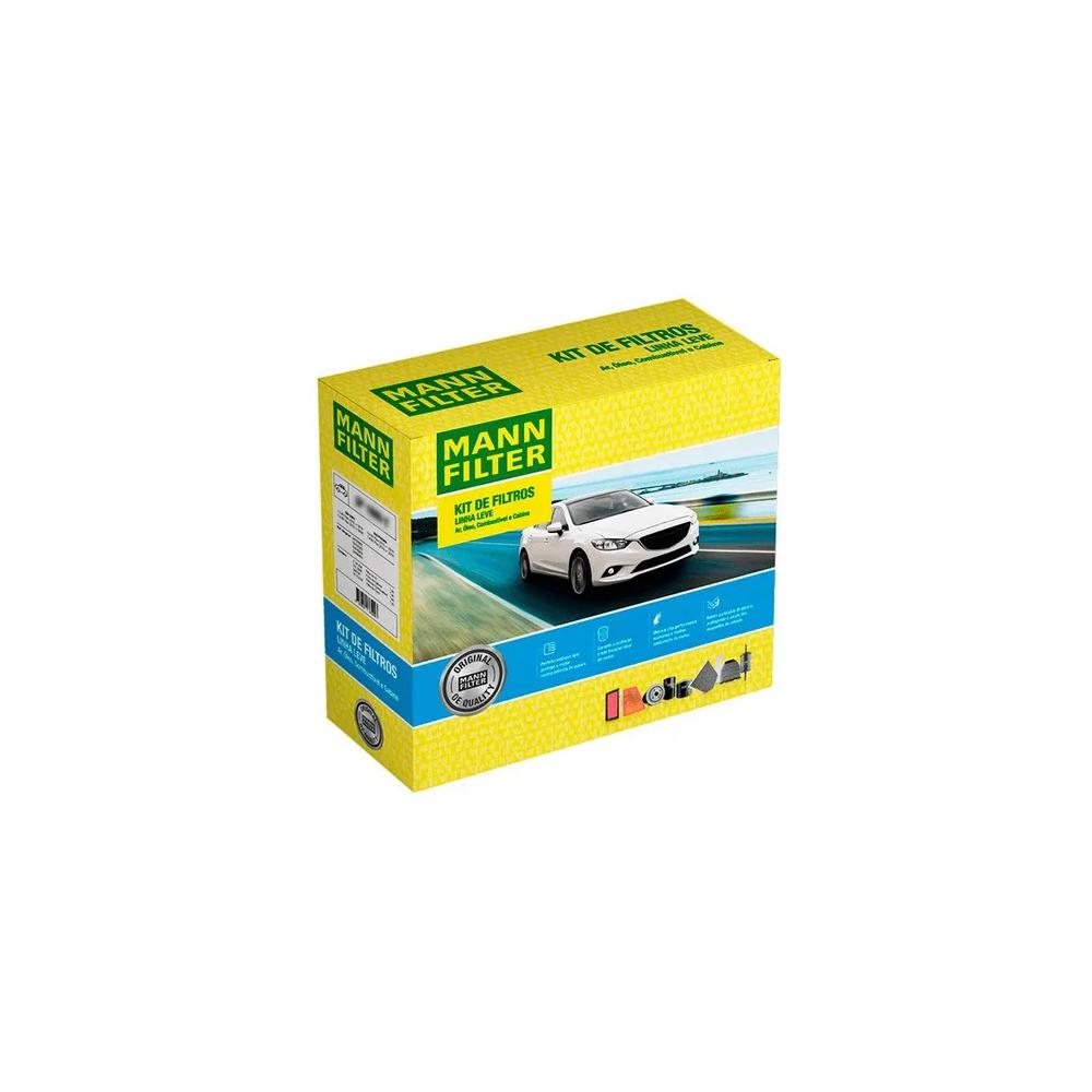 Kit Filtros Vw Polo 1.6 16v Flex Msi A Partir De 09/2017 Mann Filtros Sp11070-4