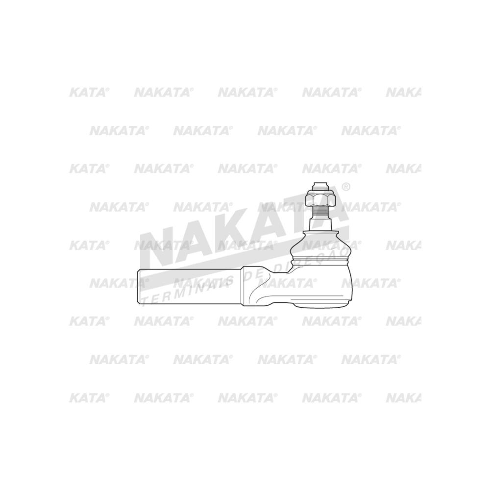 Terminal Direcao Peugeot Boxer 01/2006 Ate 12/2017 Dianteira Nakata N 96016
