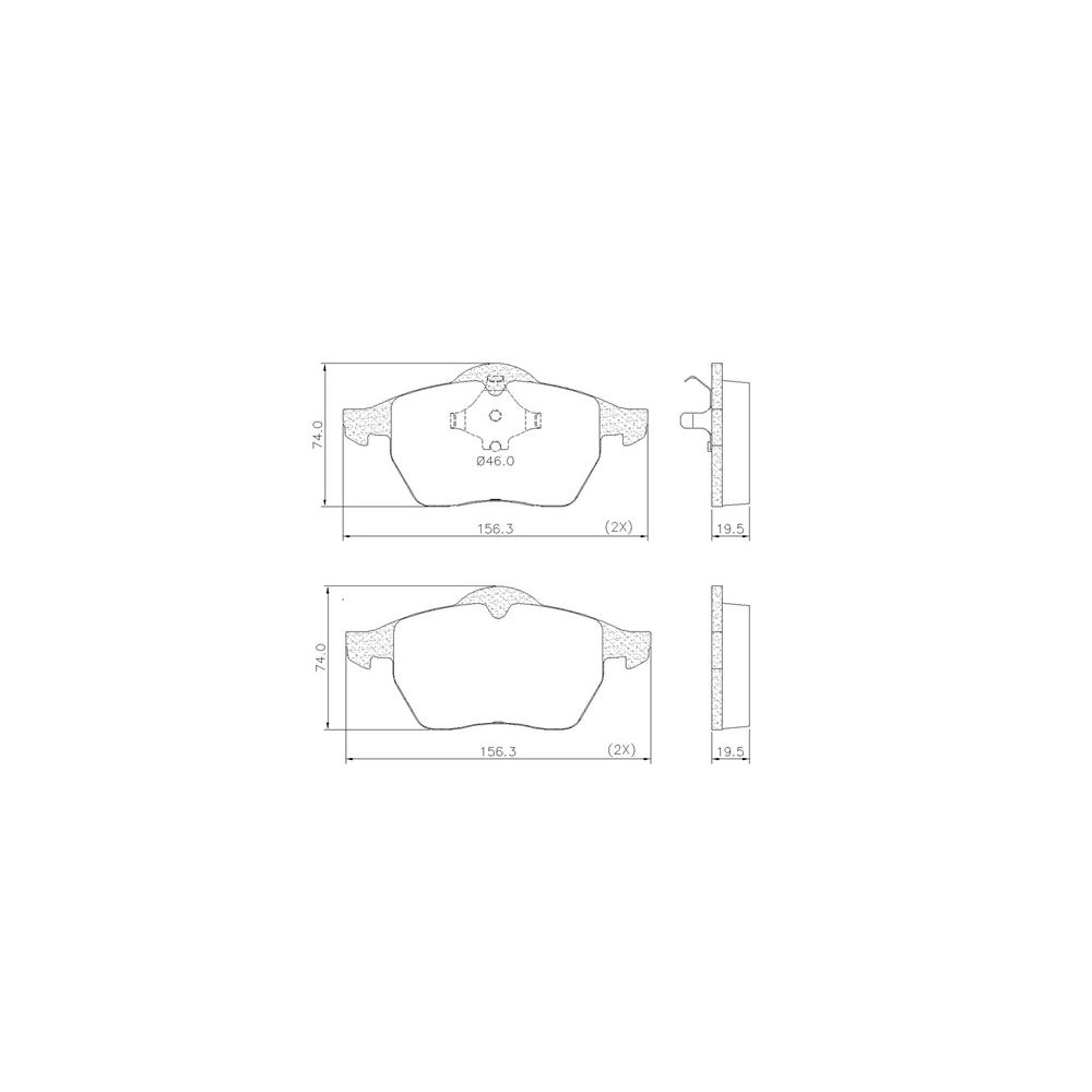 Pastilha Freio Audi A3 1.8 20v 1999 Ate 2006 Dianteira, Ceramica Fras-le Pd/384-a