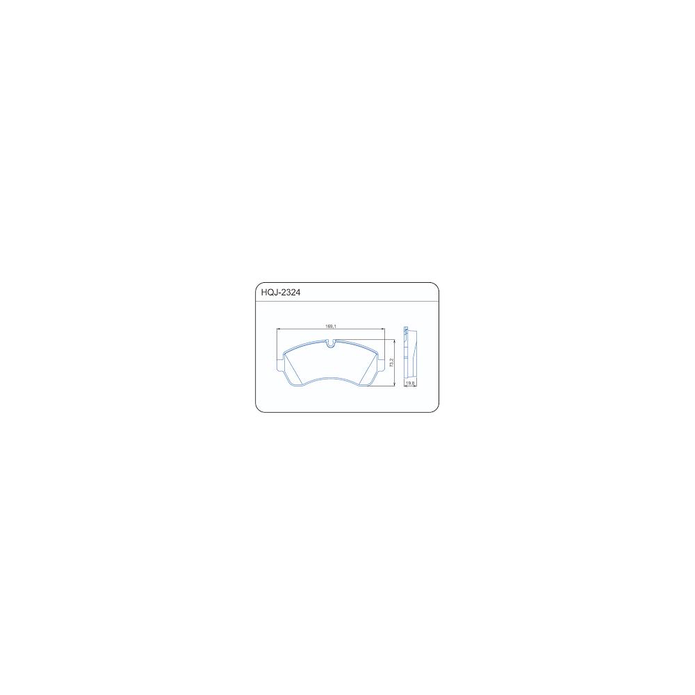 Pastilha Freio Mercedes-benz Sprinter 2.2 416 Cdi A Partir De 2020 Dianteira Sistema Brembo Jurid Hqj-2324a