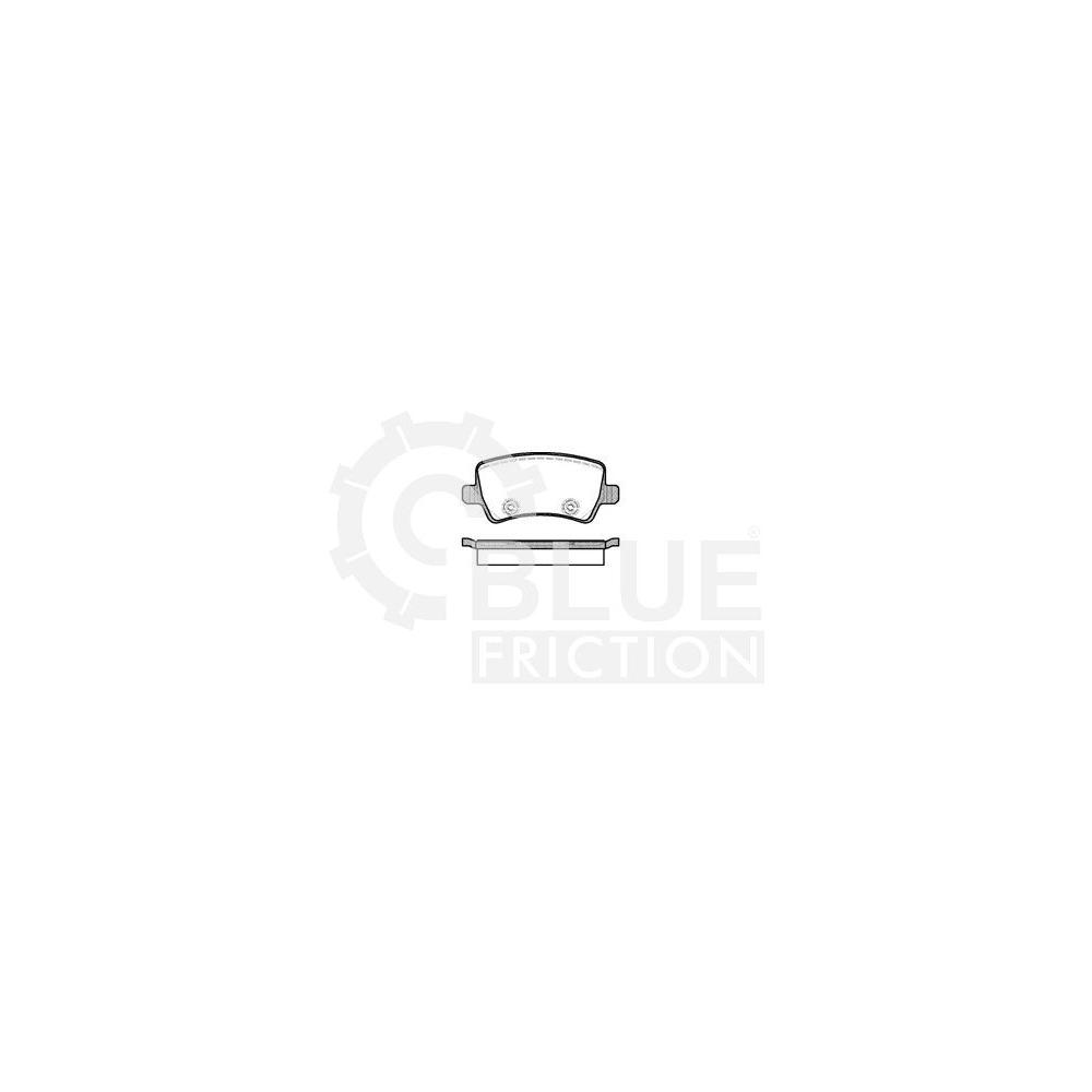 Pastilha Freio Land Rover Range Rover Evoque 2.0 16v Autobiography 2018 Ate 2018 Traseira Sistema Trw Blue Friction Bf1236-00