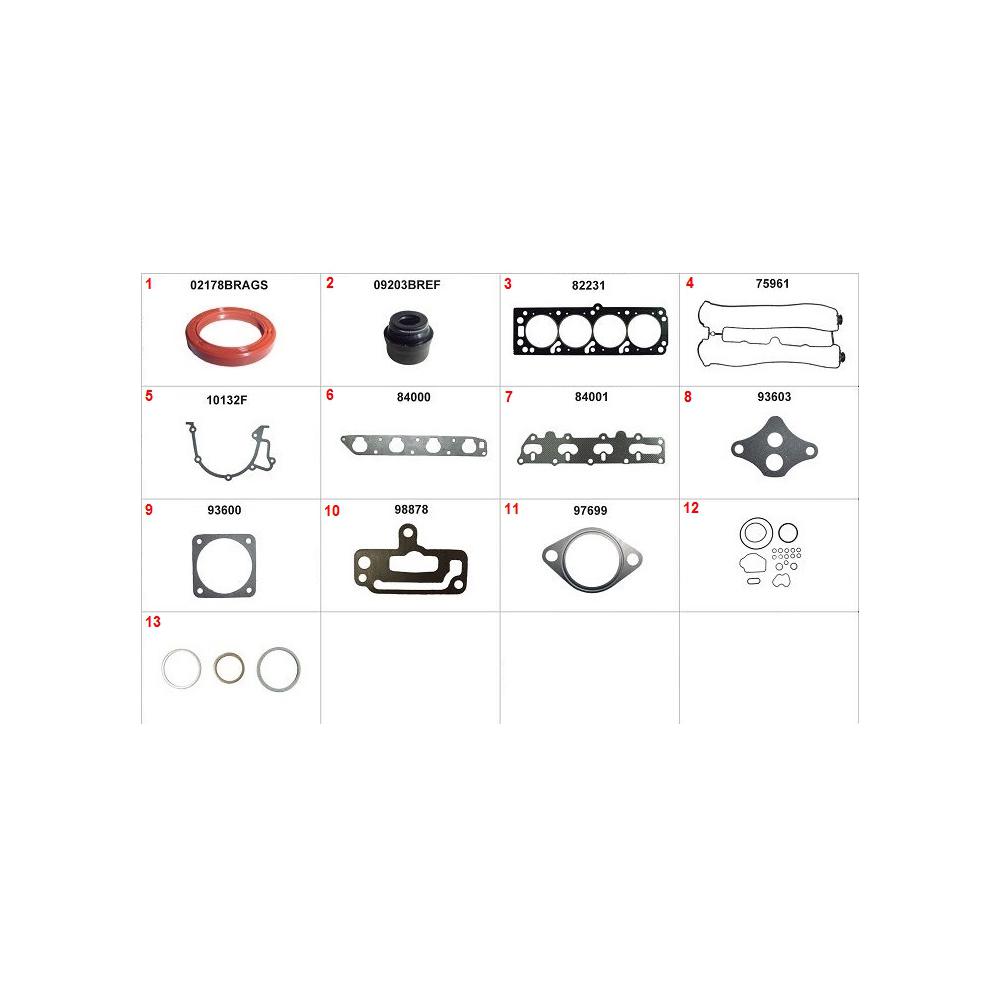 Jogo Junta Superior Motor Gm Vectra 2.2 16v Sabo 79573