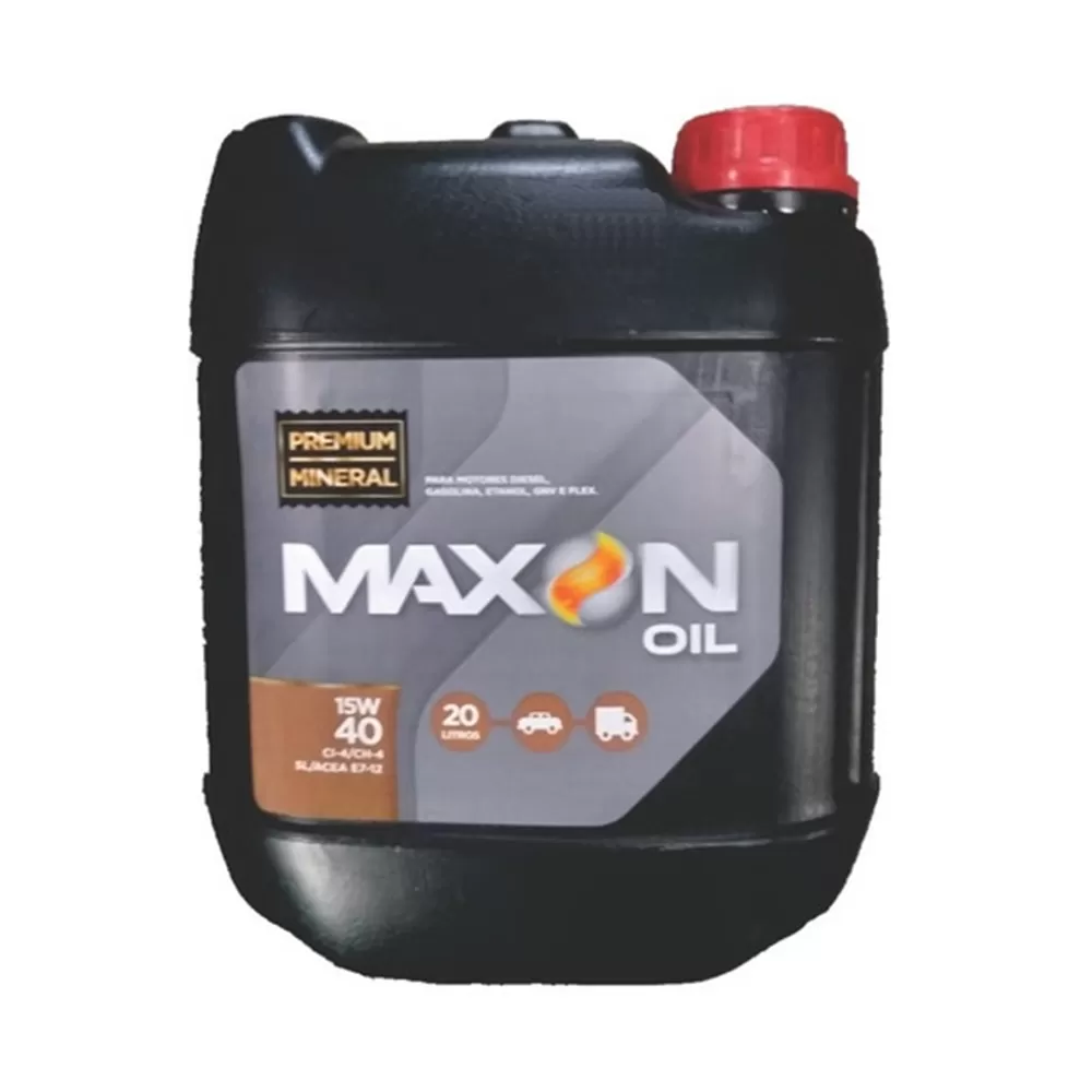 Oleo Motor 15w40 Mineral Premiun Diesel - 20 Litros Maxon-oil 15w40(ci4)balde