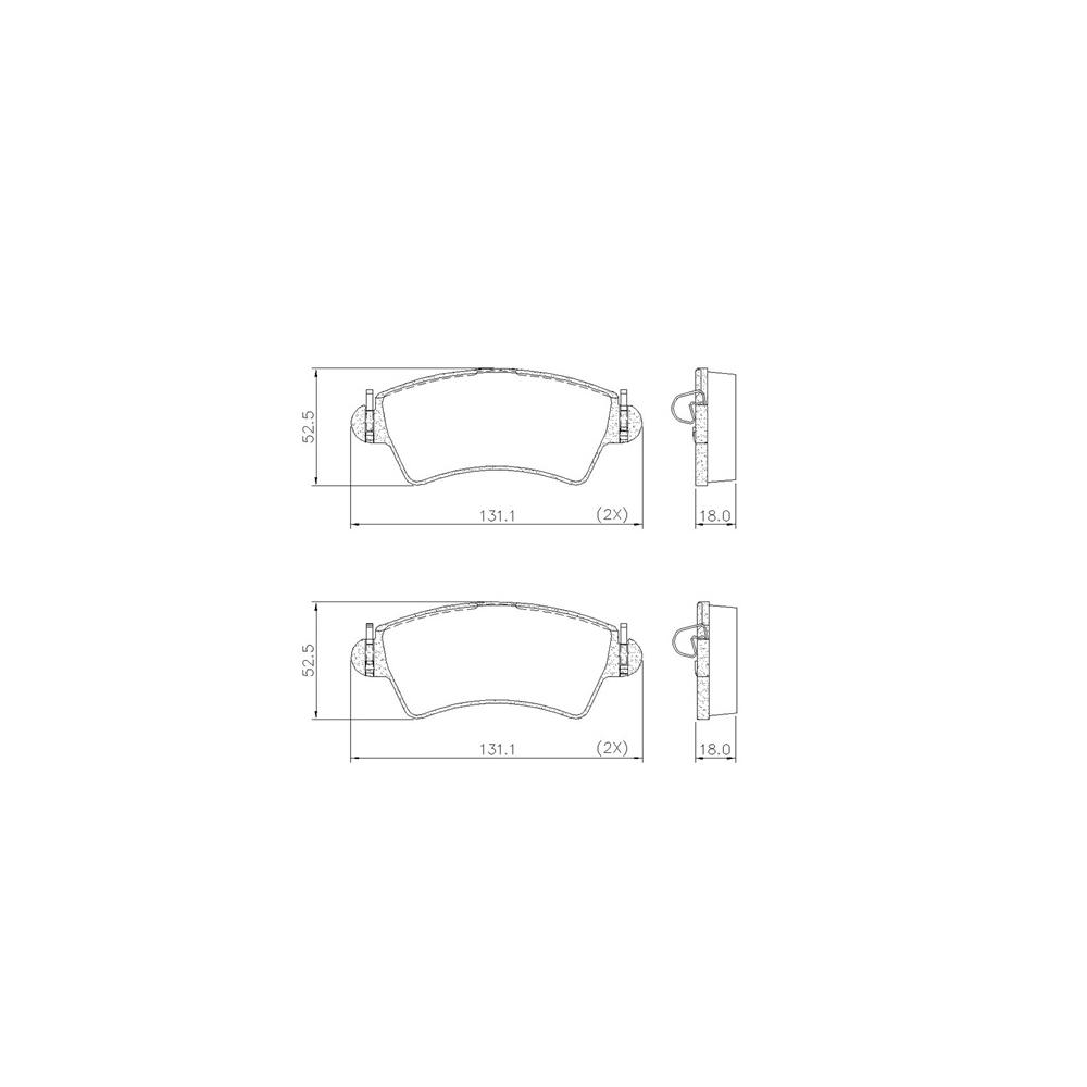 Pastilha Freio Citroen Xsara 1.6 16v Vts 2000 Ate 2005 Dianteira Sistema Bosch Fras-le Pd/507