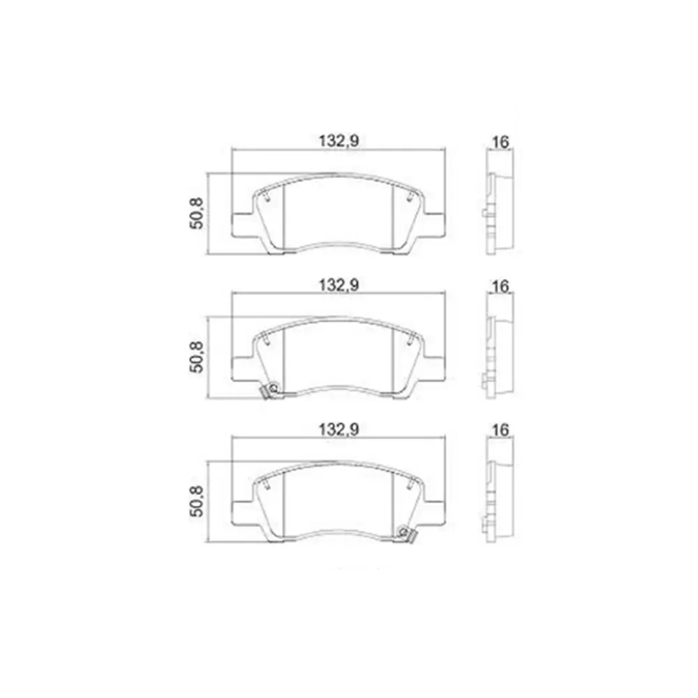 Pastilha Freio Hyundai Hb20 1.0 Evolution A Partir De 01/2020 Dianteira, Anti Ruido Cobreq N-2131c Ceramic
