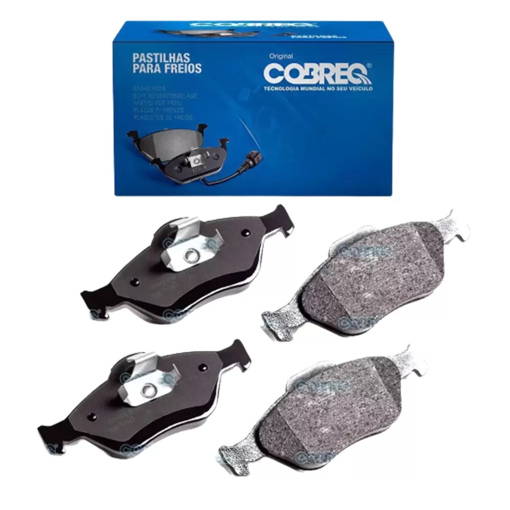 Pastilha Freio Ford Ecosport 1.0 Supercharger 2003 Ate 02/2006 Dianteira Sistema Teves Cobreq N-152