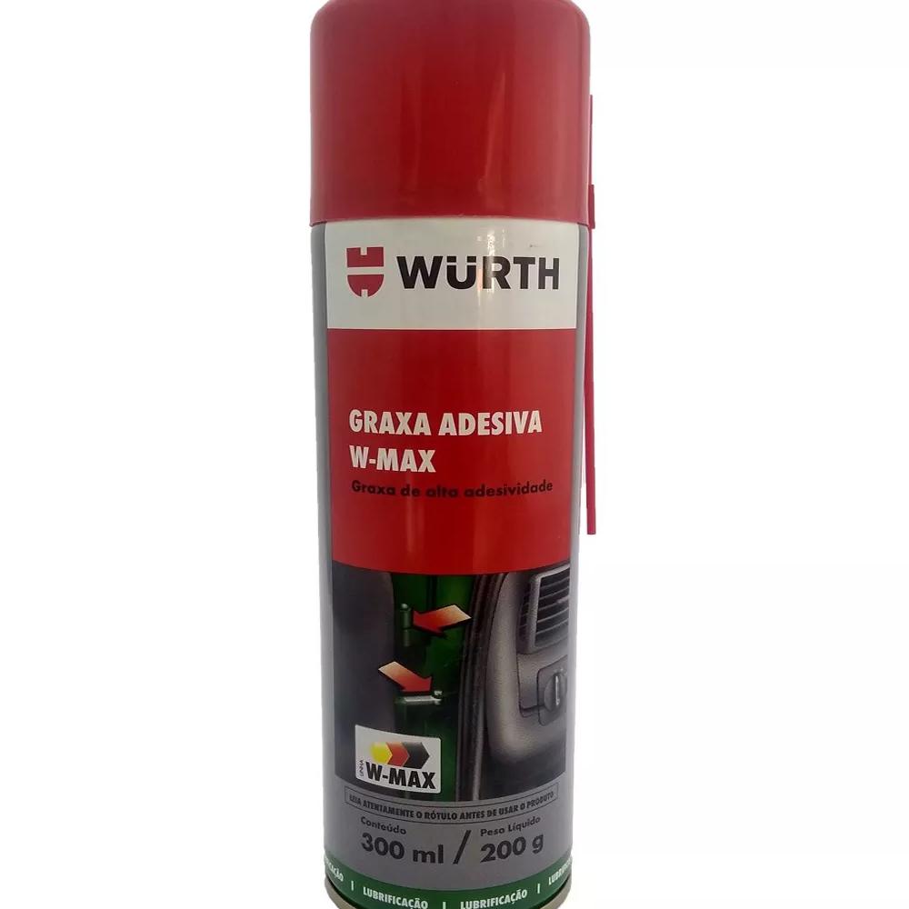 Graxa Adesiva Spray Especial Alta Aderencia W-max - 300ml Wurth Do Brasil 0893870211
