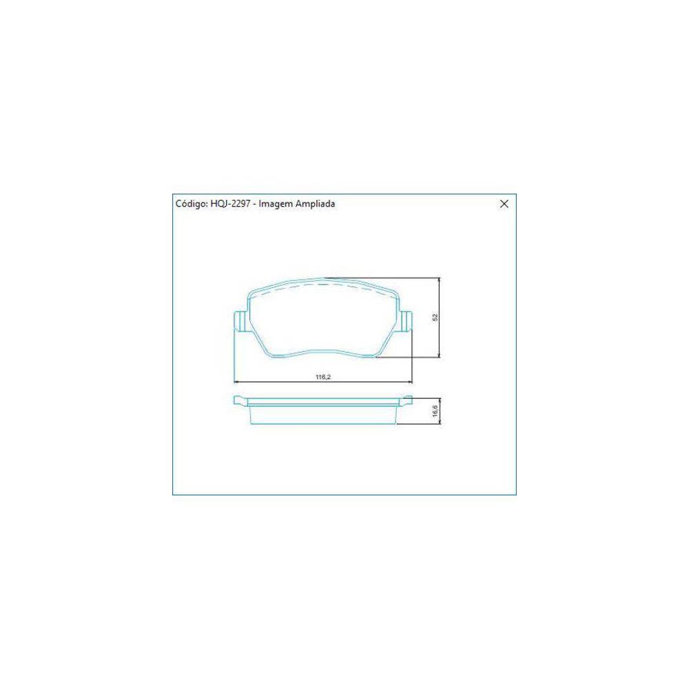 Pastilha Freio Renault Duster 1.6 16v Outdoor 01/2014 Ate 12/2015 Dianteira Sistema Trw Jurid Hqj-2297