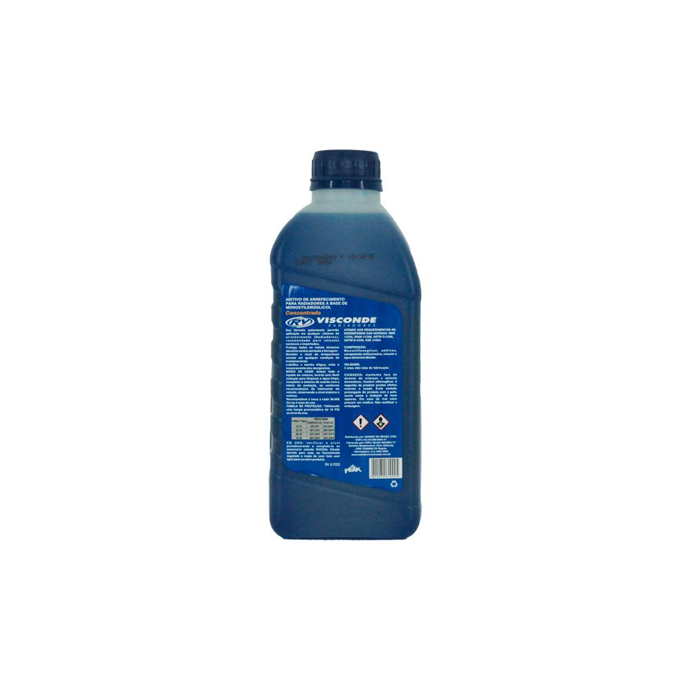 Liquido Radiador Concentrado Azul - 1 Litro Visconde 61.002