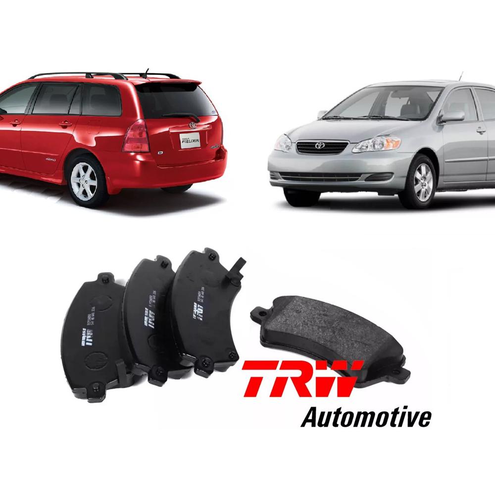 Pastilha Freio Toyota Corolla 1.8 Xei Filder 2004 Ate 05/2008 Dianteira Trw/varga Rcpt04890