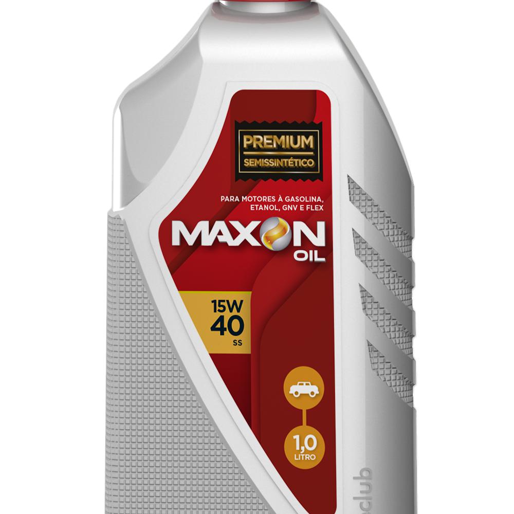 Oleo Motor 15w40 Sl Semi Sintetico Premium Alcool/gasolina/flex - 1 Litro Maxon-oil 15w40(sl)semi-s