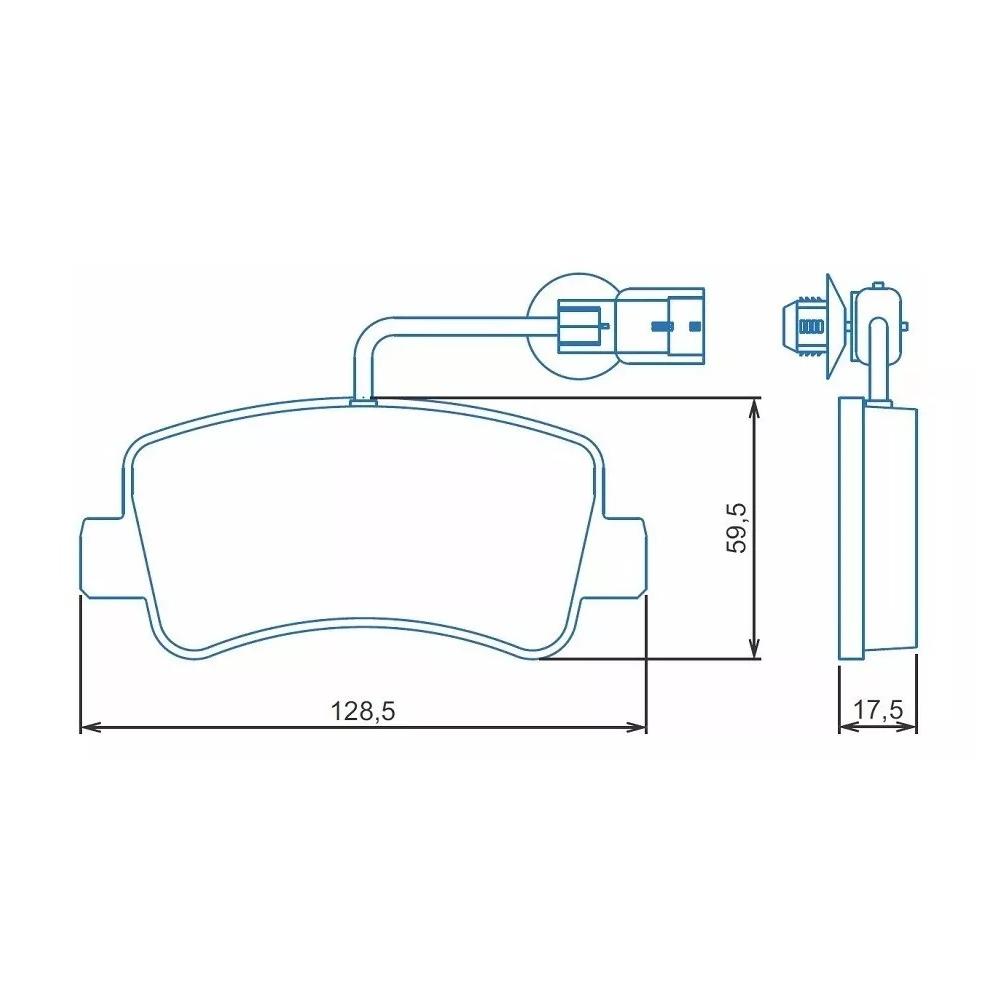 Pastilha Freio Renault Master 2.3 Cdi A Partir De 2013 Traseira Jurid Hqj-2318