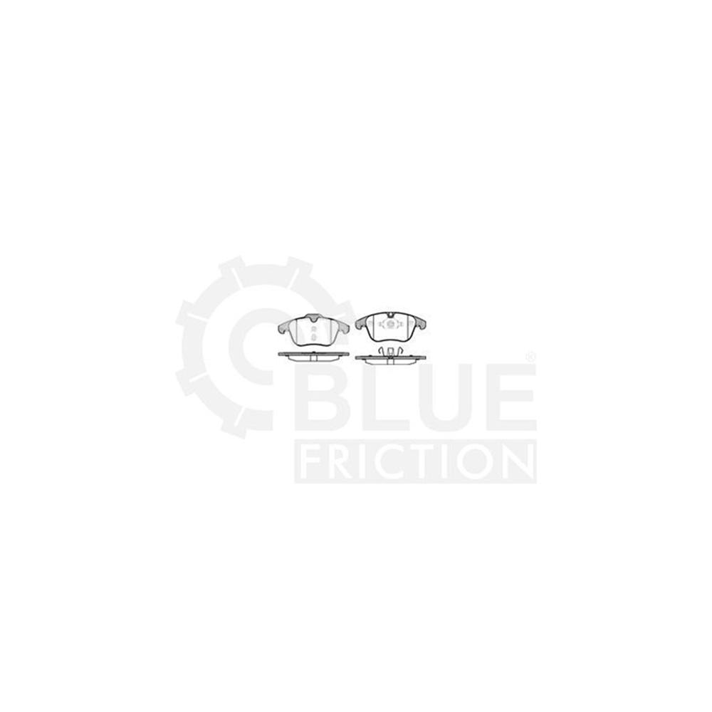 Pastilha Freio Jaguar Xf 2.0 X250 06/2012 Ate 04/2015 Dianteira Sistema Teves Blue Friction Bf1219-00