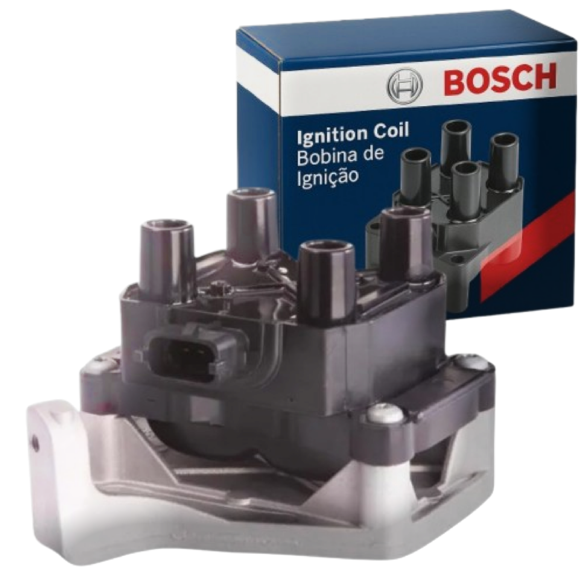 Bobina Ignicao Fiat Idea 1.4 8v Motor Fire 09/2005 Ate 07/2010 Flex Bosch F000zs0217
