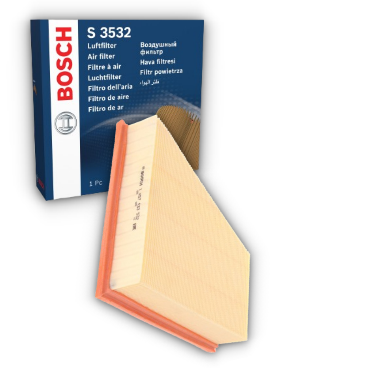 Filtro Ar Vw Fox 1.6 8v 10/2003 Ate 01/2005 Flex Bosch 1457433532