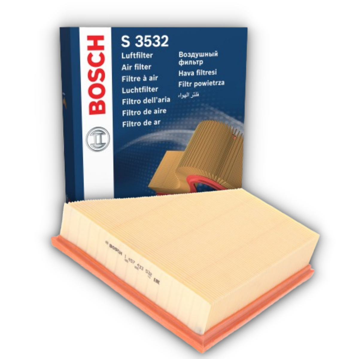 Filtro Ar Vw Fox 1.6 8v 10/2003 Ate 01/2005 Flex Bosch 1457433532