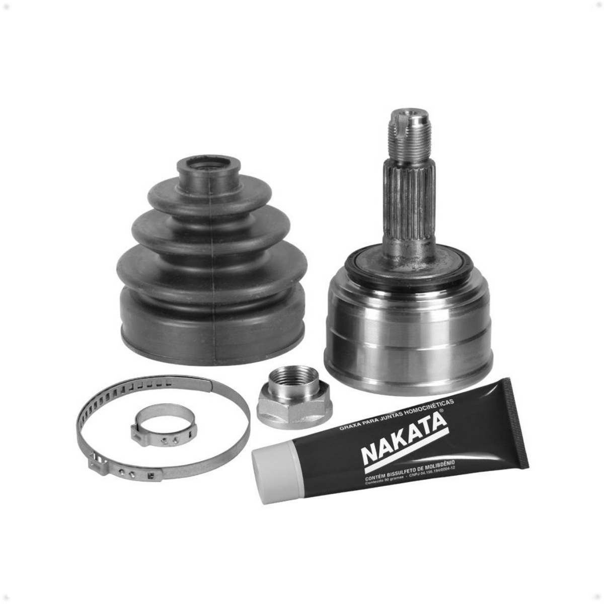 Junta Homocinetica Fixa Honda Civic 1.6 Manual Sem Abs 01/1997 Ate 12/2000 Lado Roda, 32 Dentes Interno, 26 Dentes Externo Nakata Njh11-729