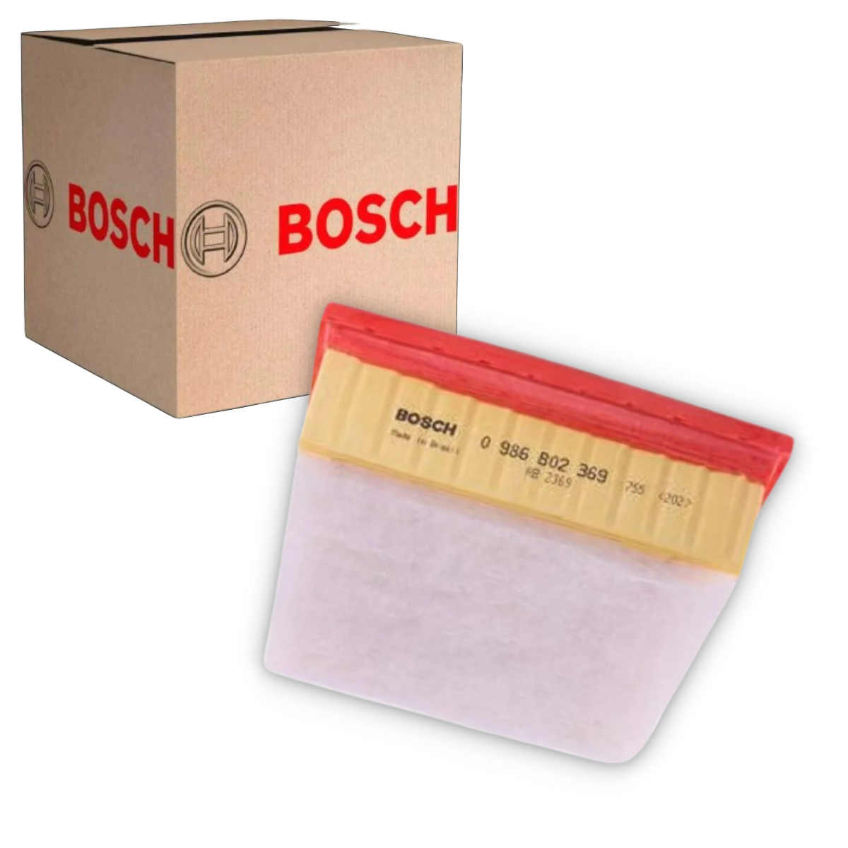 Filtro Ar Citroen C4 2.0 16v 11/2004 Ate 07/2008 Bosch 0986b02369