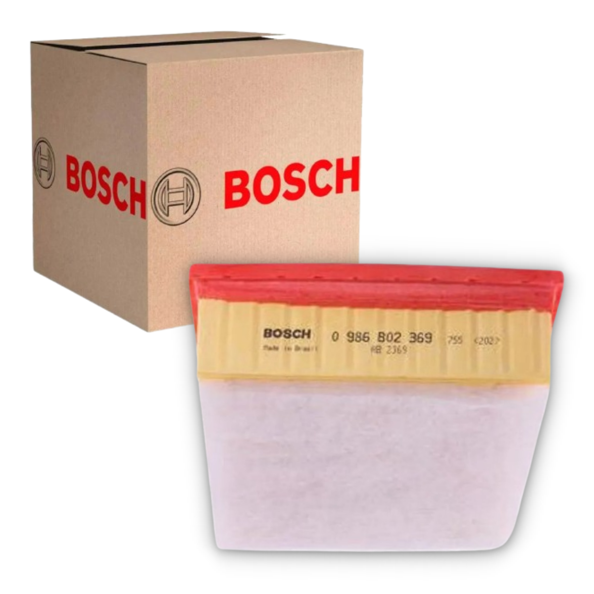 Filtro Ar Citroen C4 2.0 16v 11/2004 Ate 07/2008 Bosch 0986b02369