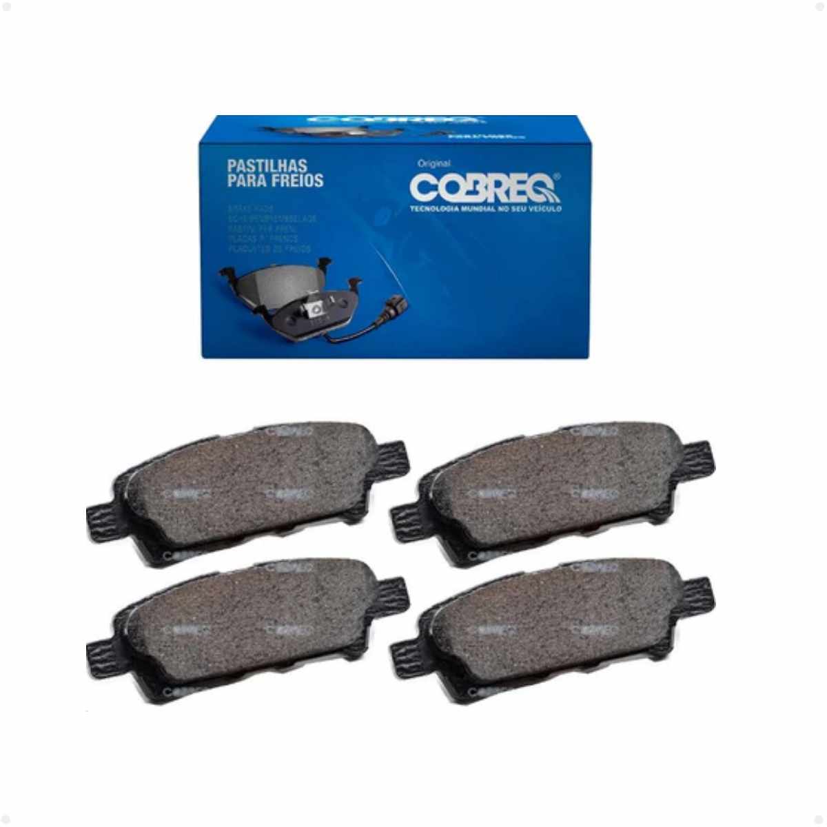 Pastilha Freio Dodge Caliber 1.8 A Partir De 06/2006 Traseira Sistema Akebono Cobreq N-1298