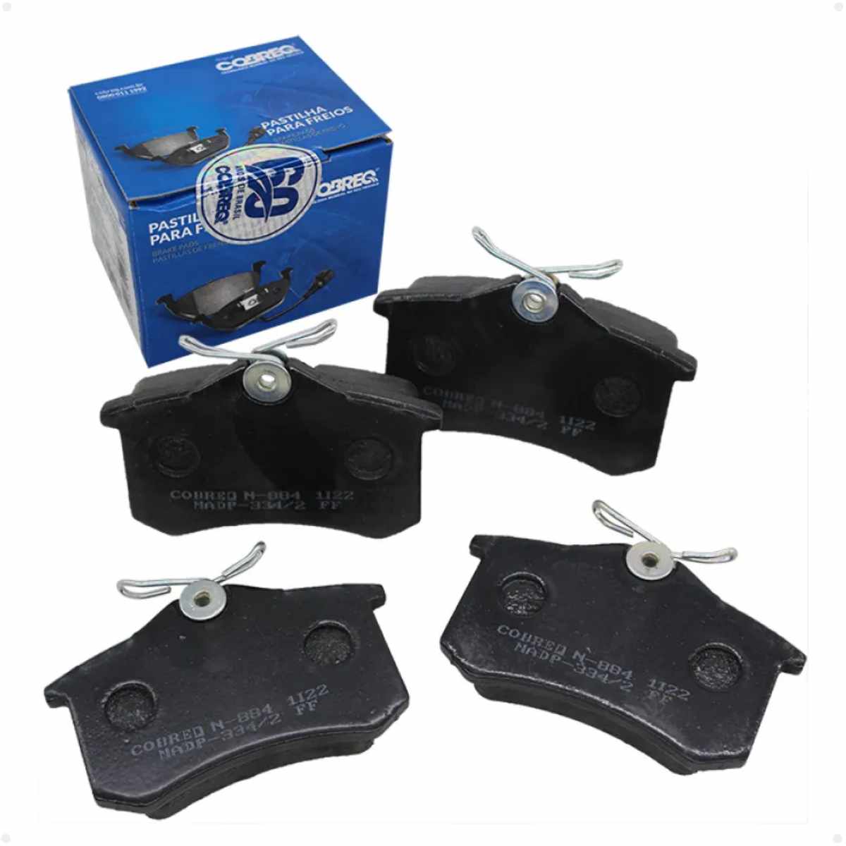 Pastilha Freio Audi 100 2.8 12v Quattro 1990 Ate 1994 Traseira Sistema Girling Cobreq N-884