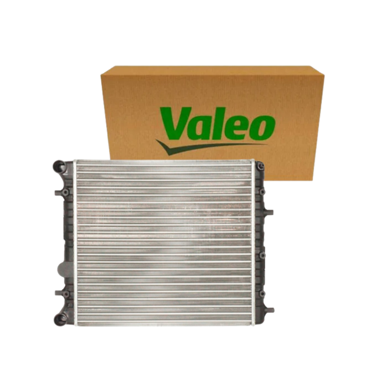 Radiador Vw Fox 1.0 12v Cambio Manual 01/2006 Ate 12/2018 Sem Ar Condicionado Valeo 735123r