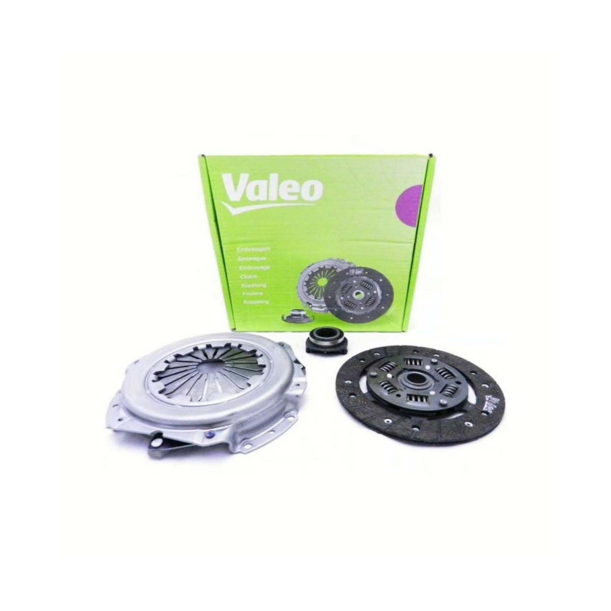 Kit Embreagem Peugeot 206 1.0 16v Manual 01/2000 Ate 01/2008 Plato, Disco E Rolamento Valeo 227959