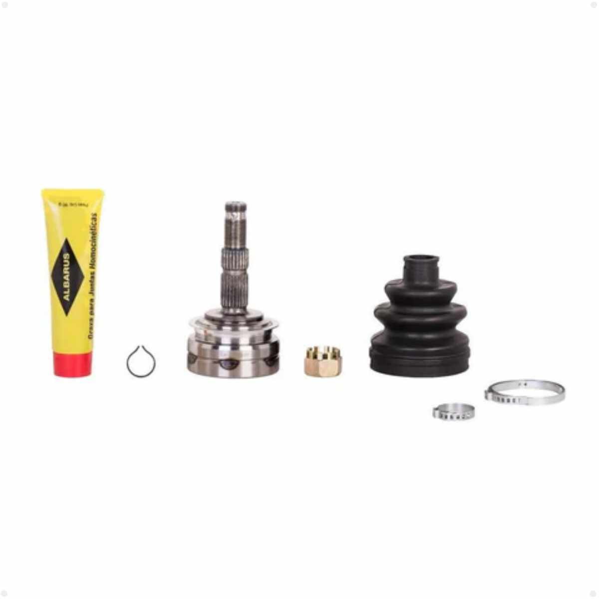 Junta Homocinetica Fixa Gm Corsa 1.0 Manual Sem Abs 01/1994 Ate 01/2003 Lado Roda, 22 Dentes Interno, 22 Dentes Externo Dana Alb1355-499a