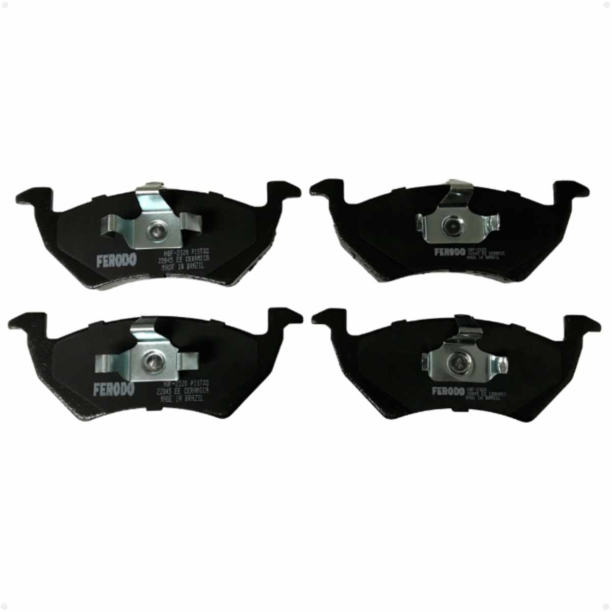 Pastilha Freio Vw Up A Partir De 01/2014 Dianteira Sistema Teves, Ceramica Ferodo Hqf-2320c