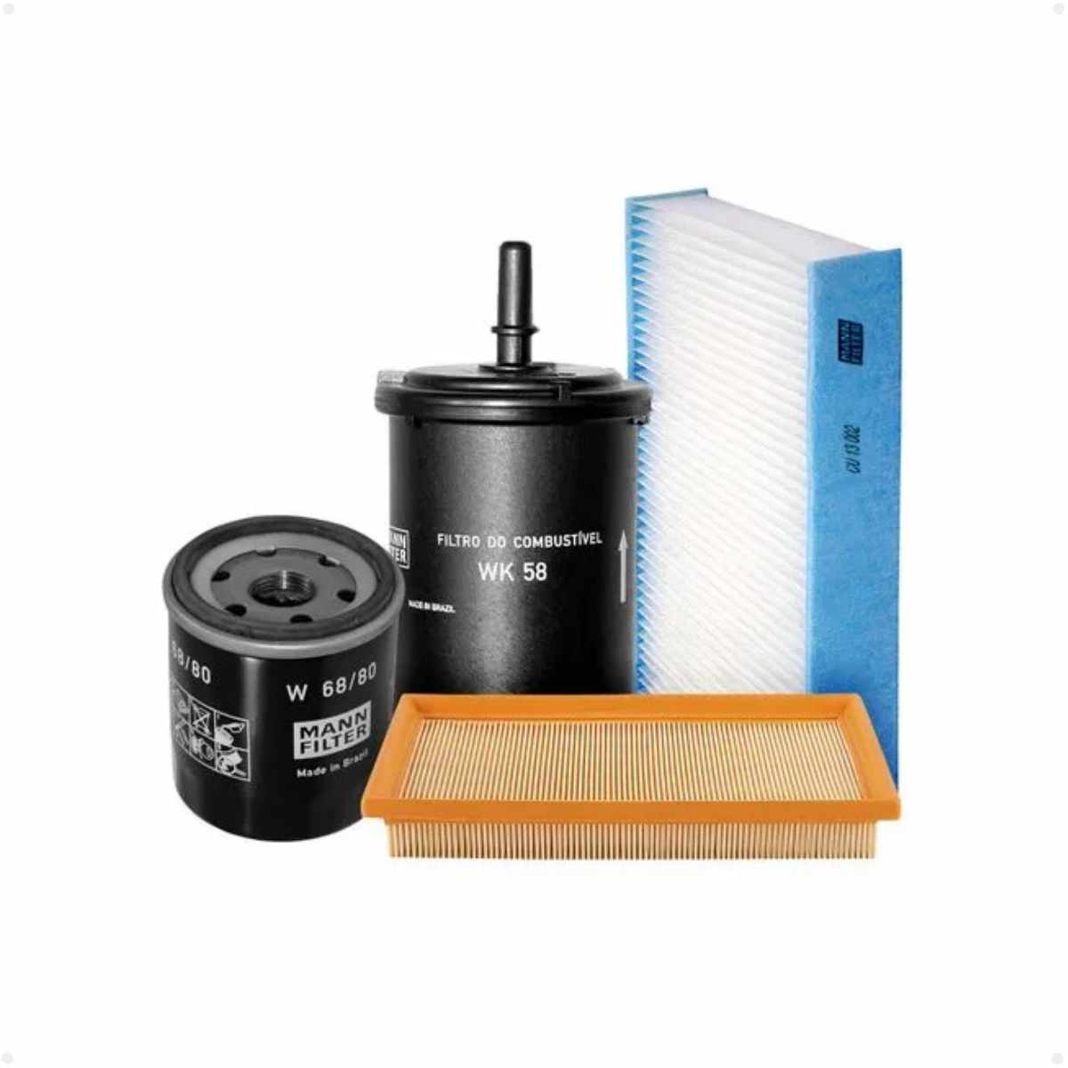Kit Filtros Toyota Etios 1.3 16v Flex A Partir De 10/2012 Mann Filtros Sp11069-4