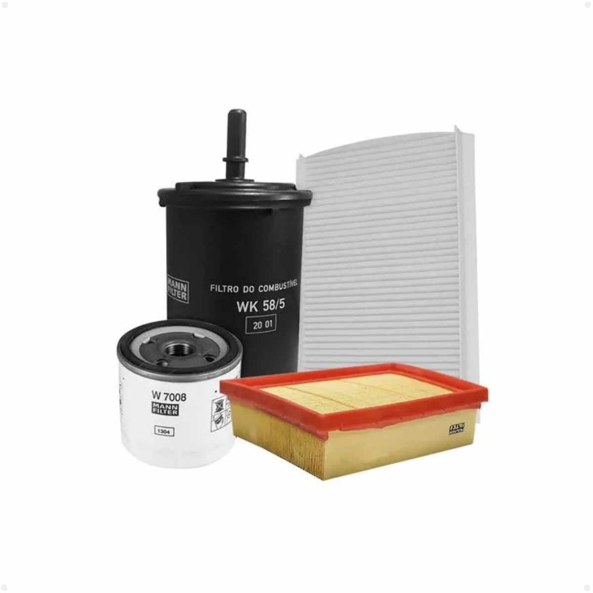 Kit Filtros Ford Ka 1.0 12v Flex A Partir De 08/2014 Mann Filtros Sp11062-4
