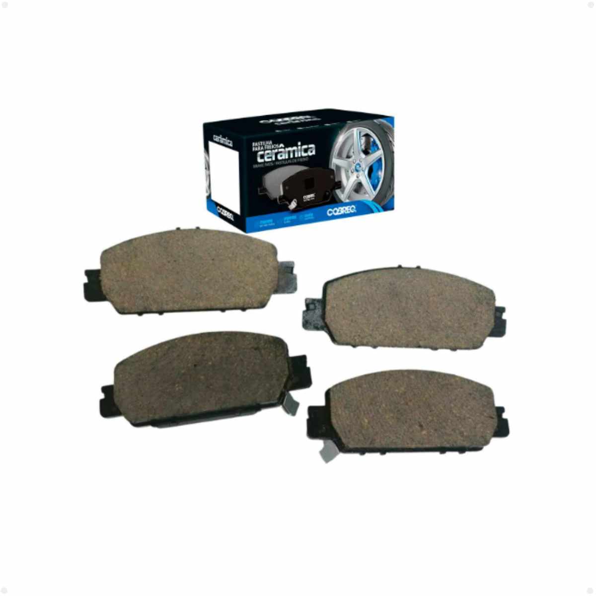 Pastilha Freio Honda Civic 2.0 16v Ex Flex One 01/2016 Ate 01/2017 Dianteira Cobreq N-1758c Ceramic