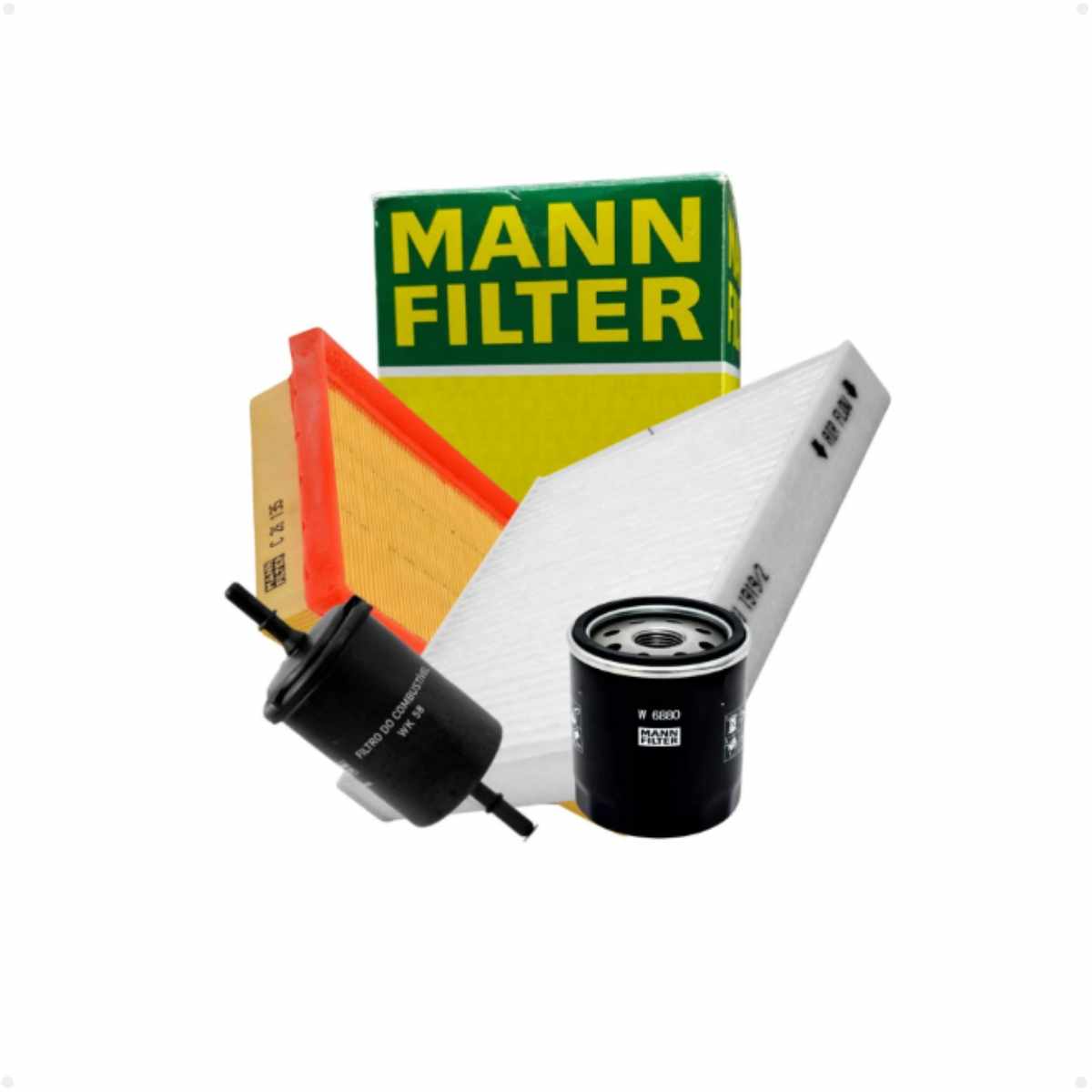 Kit Filtros Toyota Yaris 1.3 Hatch A Partir De 06/2018 Mann Filtros Sp 1 1071-4