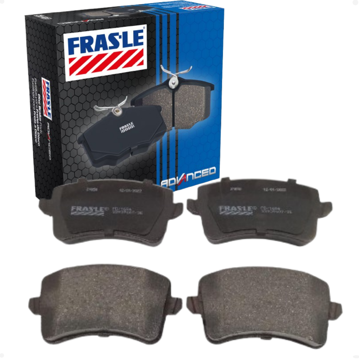 Pastilha Freio Audi A4 2.0 16v Tfsi 2008 Ate 2014 Eixo Traseiro Fras-le Pd/1686