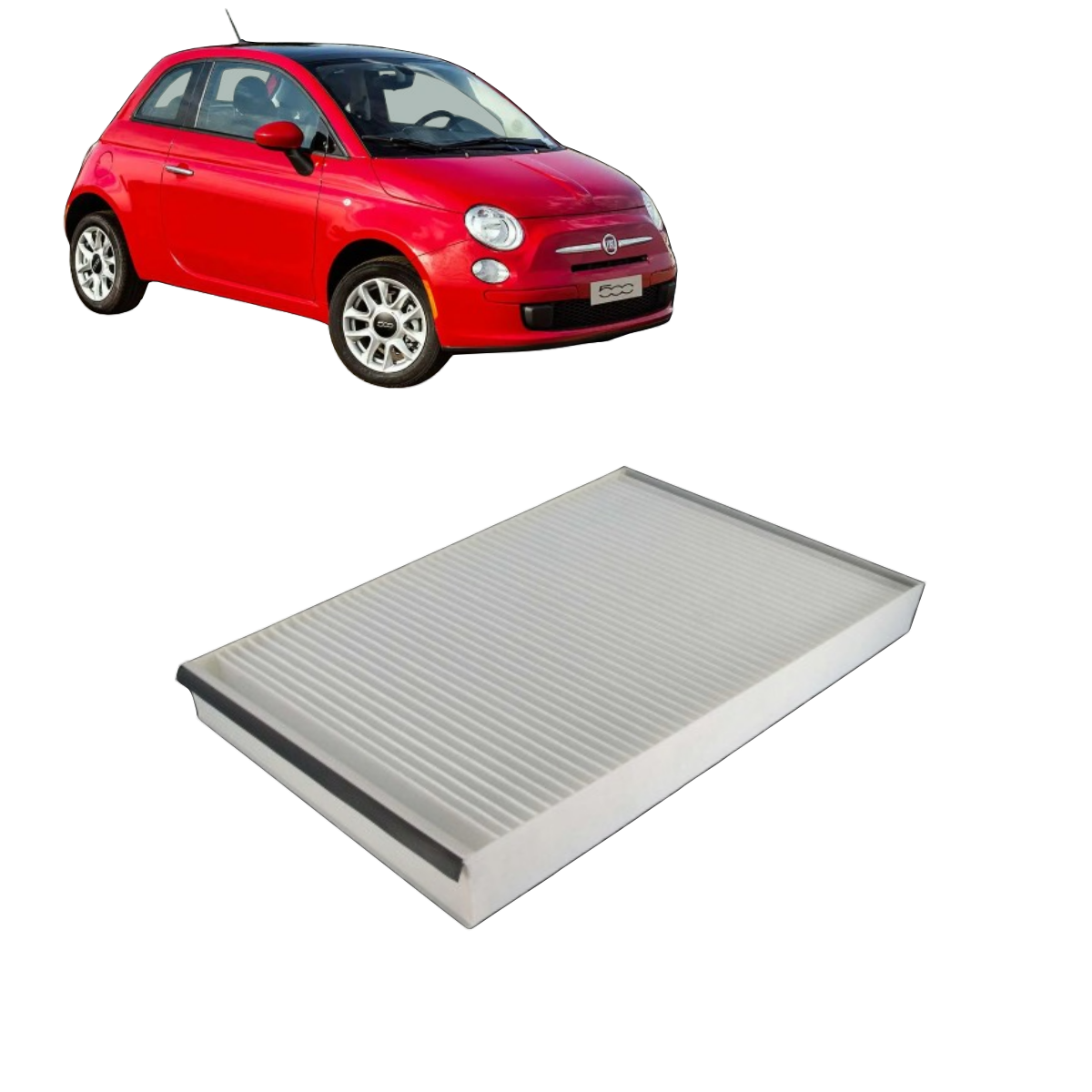 Filtro Cabine Fiat 500 1.4 16v Motor Evo 07/2007 Ate 07/2011 (filtro Ar Condicionado) Metal Leve La-1031