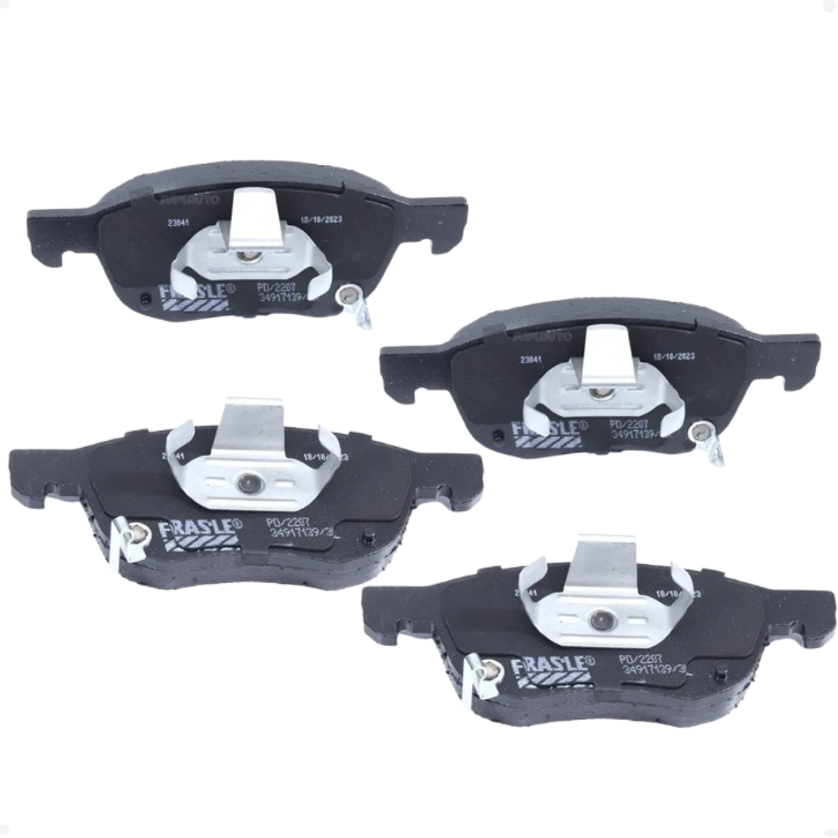 Pastilha Freio Honda Civic 2.0 16v Ex Flex One 01/2020 Ate 12/2021 Dianteira Sistema Ate Fras-le Pd-2207