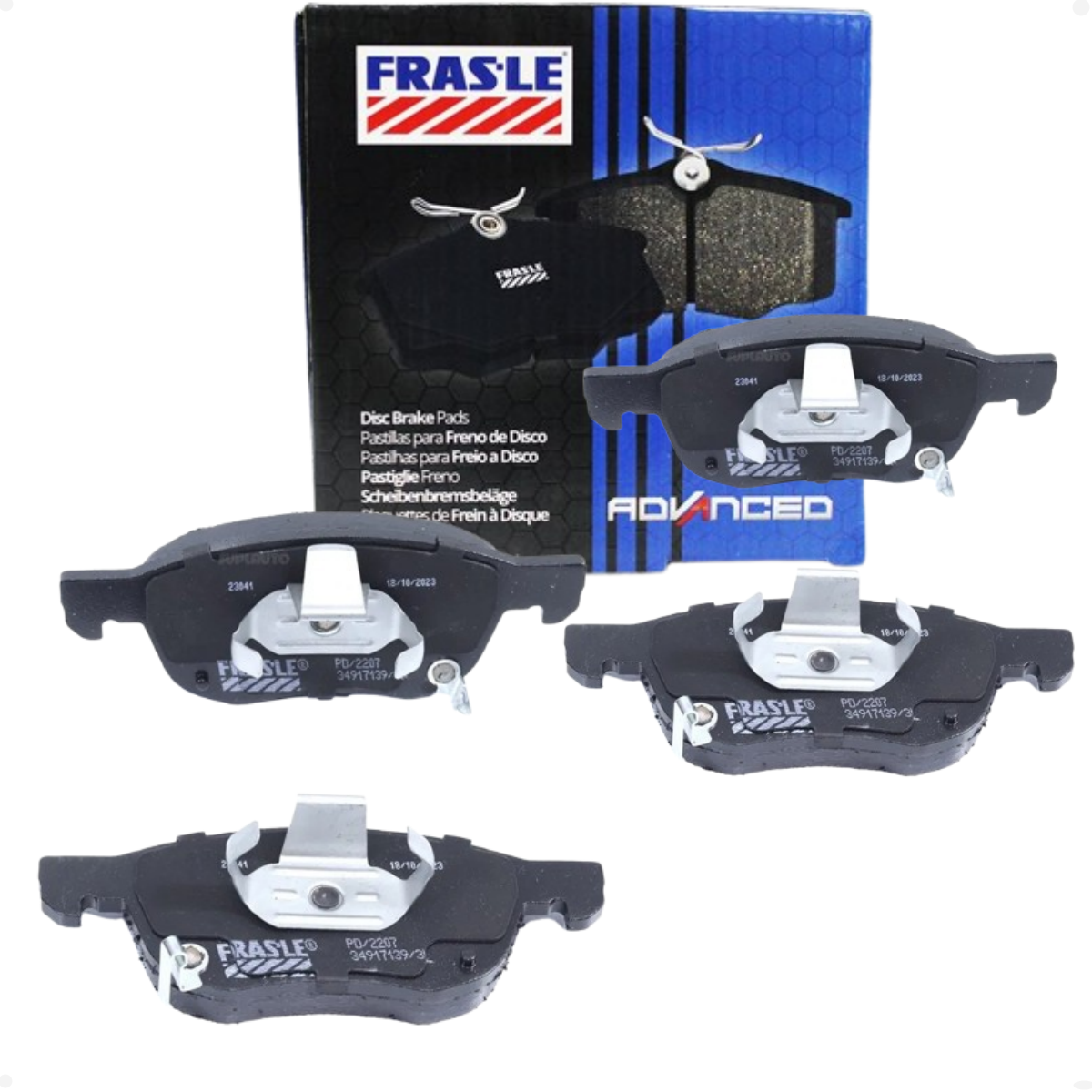 Pastilha Freio Honda Civic 2.0 16v Ex Flex One 01/2020 Ate 12/2021 Dianteira Sistema Ate Fras-le Pd-2207