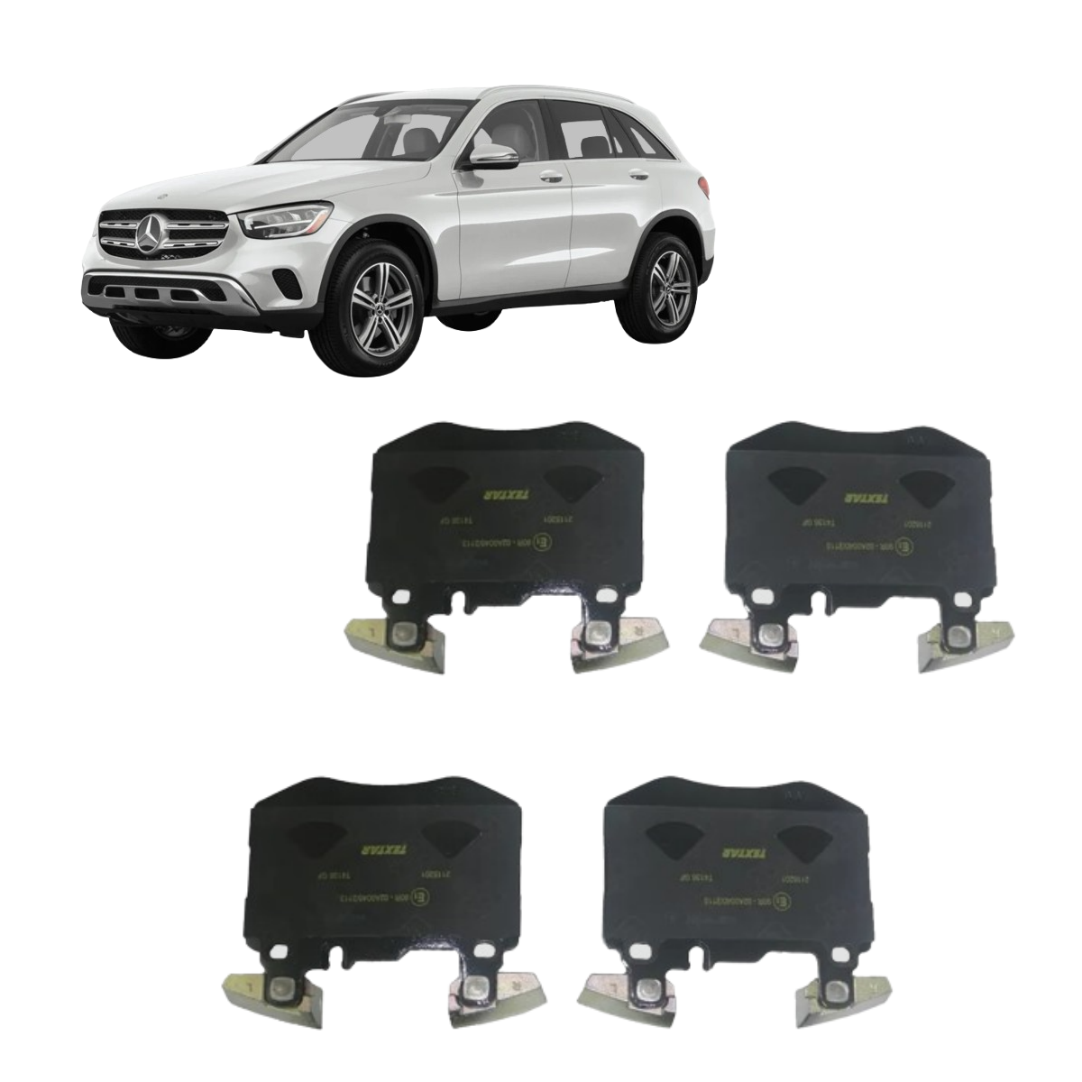 Pastilha Freio Mercedes-benz 250 4-matic 01/2015 Ate 12/2019 Dianteira Textar 2115201