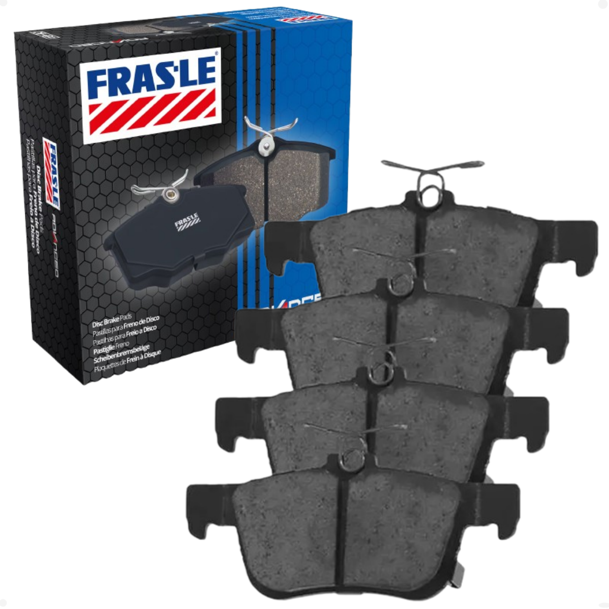 Pastilha Freio Honda Civic 2.0 16v Ex Flex One 01/2016 Ate 01/2017 Traseira Sistema Teves, Ceramica Fras-le Pd-1527-cmaxx