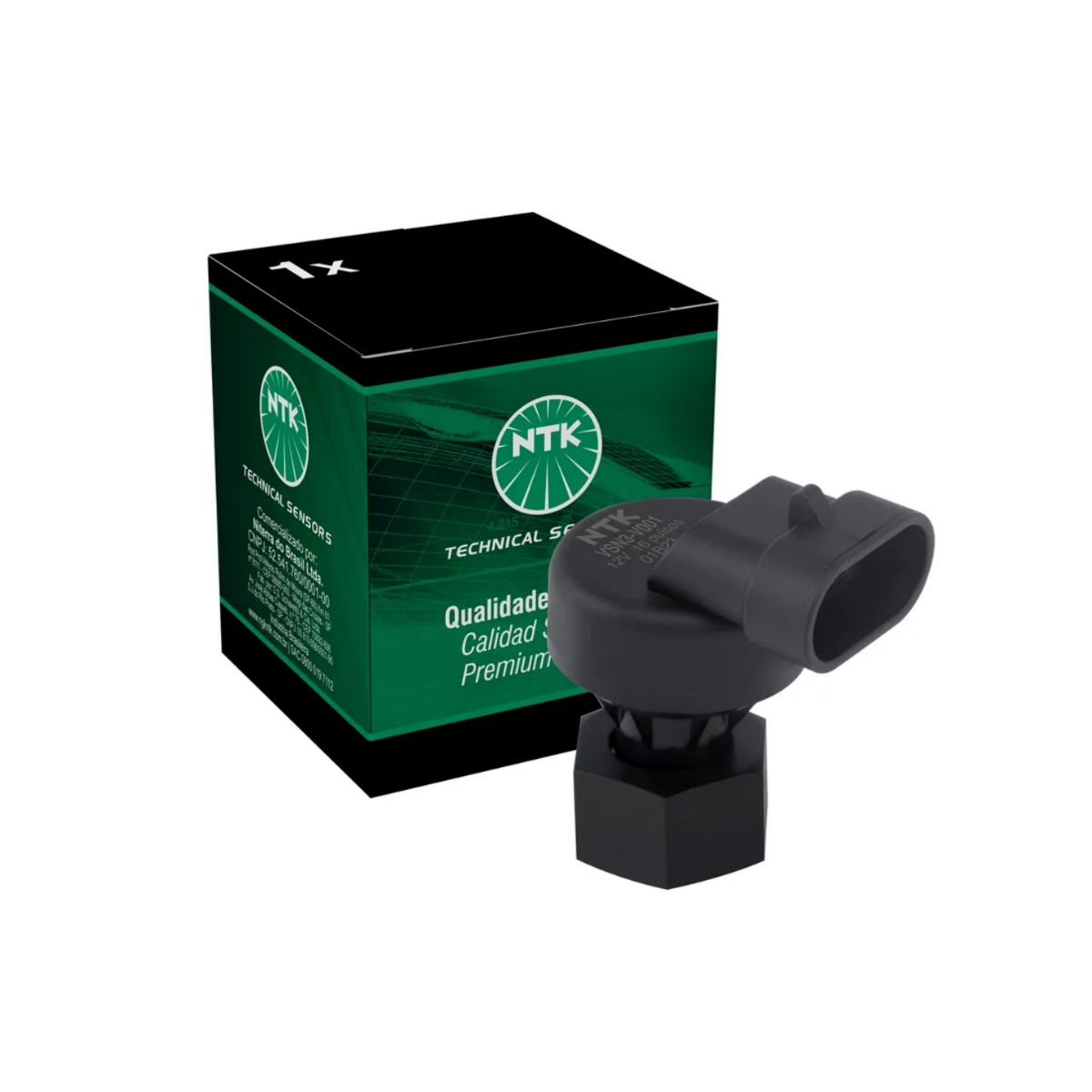 Sensor Velocidade Fiat Doblo 1.3 16v 01/2002 Ate 12/2006 Sensor De Velocidade Ngk Vsn3-v001