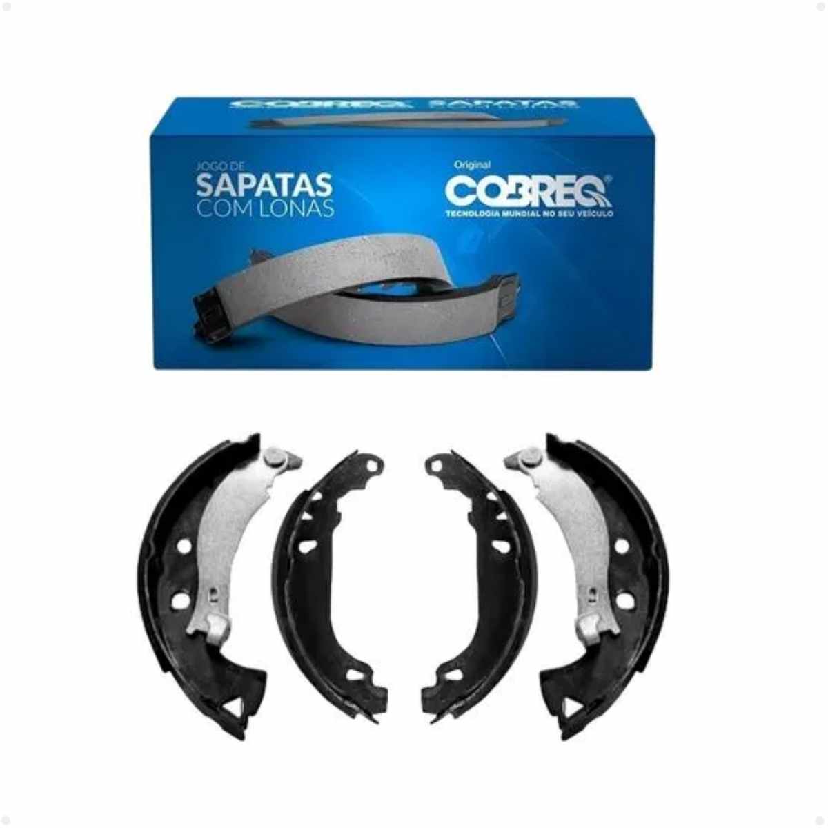 Sapata Freio Peugeot 206 1.0 A Partir De 01/1998 Traseira Cobreq 2625-cpa