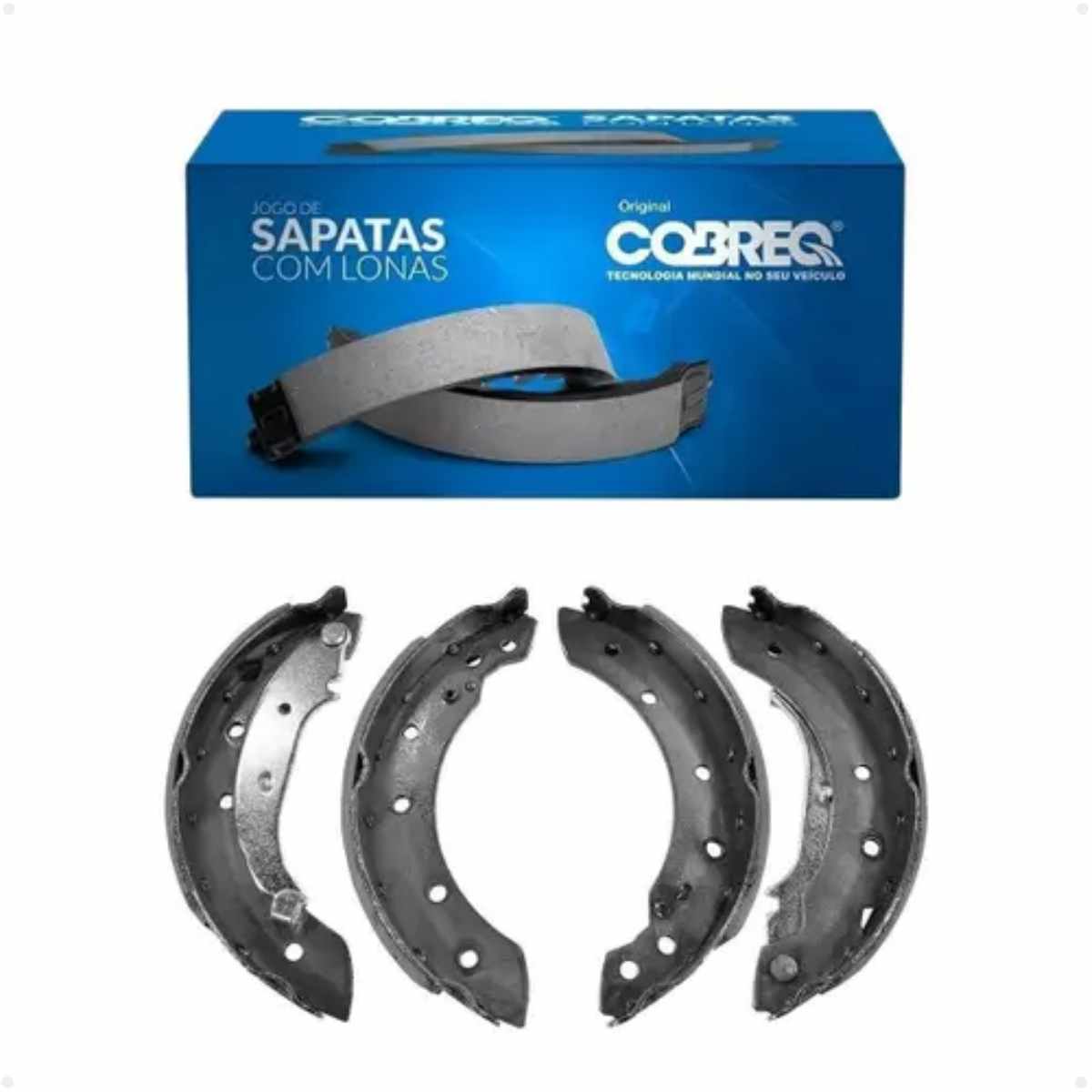 Sapata Freio Renault Clio 1.0 8v Authentique 01/1999 Ate 01/2006 Traseira Sistema Girling Cobreq 2663-cpa