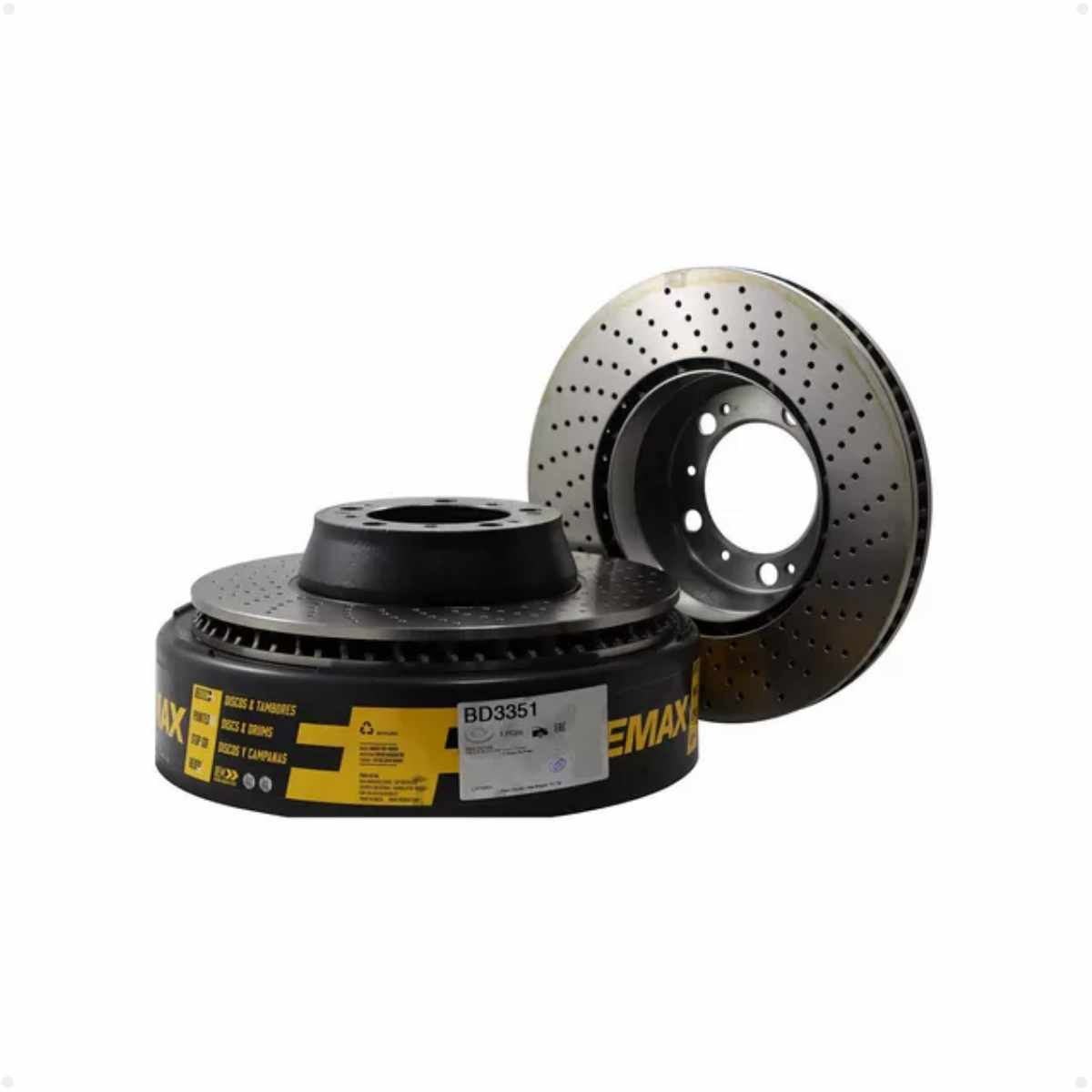 Disco Freio Porsche 911 3.0 Cabriolet 01/2017 Ate 12/2024 Ventilado Traseiro Fremax Bd-3351